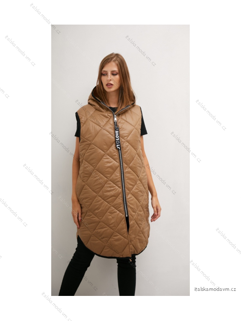 Mikina s kapucňou dlhý rukáv dámska (S/M ONE SIZE) TALIANSKA MÓDA IMPLI222000