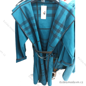 Kabát/cardigan s páskem dlouhý rukáv dámský (S-2XL) ITALSKÁ MÓDA IMT22016