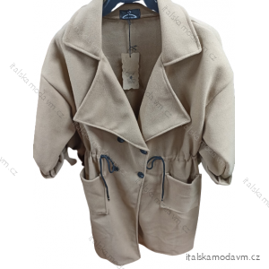 Kabát dlouhý rukáv dámský (S-2XL) ITALSKÁ MÓDA IMT22018
