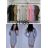 Šaty pletené s rolákem dlouhý rukáv dámské (S/M ONE SIZE) ITALSKÁ MÓDA IMM22MY21185