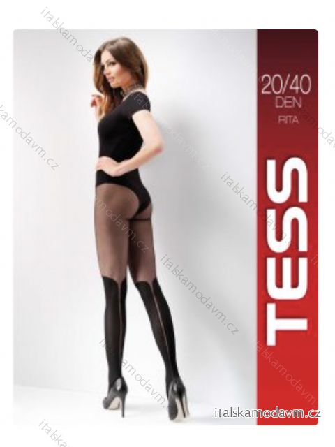 Punčocháče dámské 20/40DEN (158-180) TESS TESS22RITA-20/40DEN Černá 2