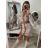 Šaty úpletové dlhý rukáv dámske (S/M ONE SIZE) TALIANSKA MODA IMBM22473