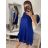 Šaty elegantní na ramínka dámské (S/M ONE SIZE) ITALSKÁ MÓDA IMPBR22H3104-Z1