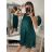 Šaty elegantní na ramínka dámské (S/M ONE SIZE) ITALSKÁ MÓDA IMPBR22H3104-Z1 béžová S/M
