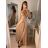 Šaty letné dlhé na ramienka dámske (S/M ONE SIZE) TALIANSKA MÓDA IMPBB22A11017