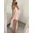 Šaty tilové elegantní bez rukávů dámské (S/M ONE SIZE) ITALSKÁ MÓDA IMM22Q52235/DUR královská modrá