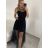 Šaty tilové elegantní bez rukávů dámské (S/M ONE SIZE) ITALSKÁ MÓDA IMM22Q52235/DR