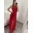 Šaty tilové elegantní bez rukávů dámské (S/M ONE SIZE) ITALSKÁ MÓDA IMM22Q52235/DUR královská modrá