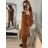 Šaty pletené oversize s rolákem dlouhý rukáv dámské (S/M/L ONE SIZE) ITALSKÁ MÓDA IMWGS223583 smaragdová S/M