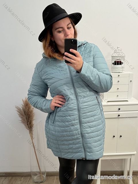 Bunda prošívaná s kapucí nadrozměr (5XL-9XL) Victoria rossi ELR22ROSSi22-10