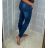 Rifle jeans zip vzadu dámské (25-29) GOURD GD2807/DR 28 modrá