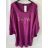 Šaty dlouhý rukáv dámské nadrozměr (2XL/3XL/4XL ONE SIZE) ITALSKá MóDA IM422PERFECT