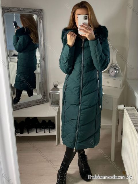 Kabát zimný dámsky (S-2XL) POLSKÁ MÓDA HKW22R8075