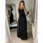 Šaty dlhé plesové elegantné na ramienka dámske (S/M ONE SIZE) TALIANSKA MÓDA IMPBB22O5728/DR hnedá