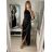 Šaty plesové dlouhé elegantní bez rukávu dámské (S/M ONE SIZE) ITALSKÁ MÓDA IMPBB22B22876/DR S/M vínová