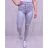 Rifle jeans dámské (25-31) P.O.P. SEVEN MA520gd6188/DR 25 Šedá
