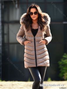 Kabát zimní s kapucí dámský (S-2XL) MFFASHION IMMF22M688-A