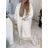 Kabát flaušový dlouhý rukáv dámský (S/M ONE SIZE) ITALSKÁ MÓDA IMM22MS85829/DR Černá S/M