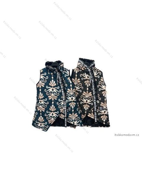 Vesta bez rukávu dámský (S/M ONE SIZE) ITALSKÁ MÓDA IMPLM22246300022