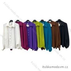 Košile dlouhý rukáv dámská (S/M ONE SIZE) ITALSKÁ MÓDA IMPLM22231580085
