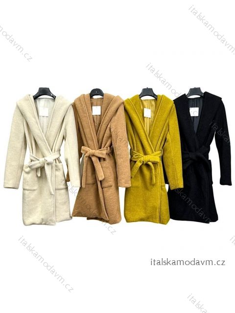 Kabát podzimní dlouhý rukáv dámský (S/M ONE SIZE) ITALSKÁ MÓDA IMPLM22423000037