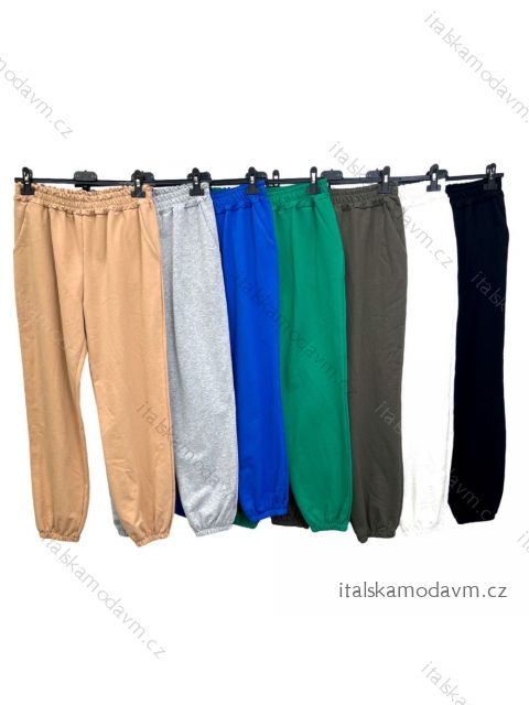 Tepláky dlouhé dámské (S/M ONE SIZE) ITALSKÁ MÓDA IMPLM22131510065