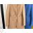 Kabát flaušový dlouhý rukáv dámský (S/M ONE SIZE) ITALSKÁ MÓDA IMPLM22405800029