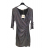 Šaty elegantní třpytivé dlouhý rukáv dámské (S/M ONE SIZE) ITALSKÁ MÓDA IMPLI22284