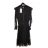 Šaty elegantný dlhý rukáv dámske (S/M ONE SIZE) TALIANSKA MÓDA IMPLI2220698
