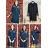 Šaty elegantní dlouhý rukáv dámské (S/M ONE SIZE) ITALSKÁ MÓDA IMPLI2218607