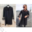 Šaty elegantní dlouhý rukáv dámské (S/M ONE SIZE) ITALSKÁ MÓDA IMPLI2218607