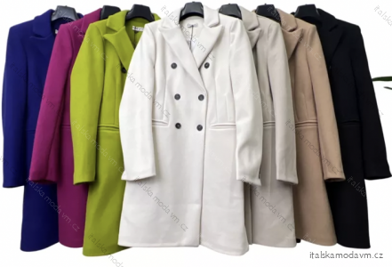 Kabát dlouhý rukáv dámský (S/M ONE SIZE) ITALSKÁ MÓDA IMPLM2256100