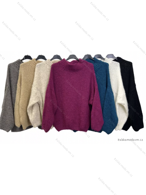 Sveter dlhý rukáv dámsky (S/M ONE SIZE) TALIANSKA MÓDA IMPLM22901600016
