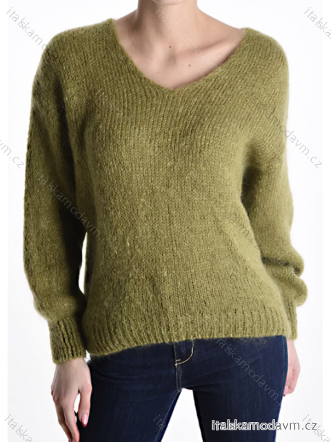 Sveter dlhý rukáv dámsky (S/M ONE SIZE) TALIANSKA MÓDA IMPLM2231780