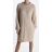 Šaty pletené dlhý rukáv dámske (S/M ONE SIZE) TALIANSKA MÓDA IMPLM22170500