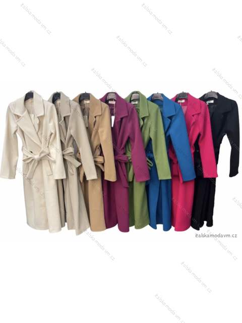 Kabát dlhý rukáv dámsky (S/M ONE SIZE) TALIANSKA MÓDA IMPLM22226200026