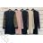Šaty elegantné trblietavé s flitrami dlhý rukáv dámske (S/M ONE SIZE) TALIANSKA MÓDA IMWKK2222736A