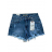 ŠRATASY ŠORTKY RIFLOVÉ DÁMSKE (XS-XL) M.SARA MSR22G3602/DR XL modrá