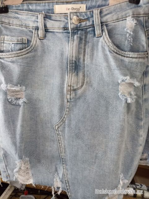Sukňa krátka riflová dámska (XS-XL) RE-DRESS MA6212768/DR XS modrá