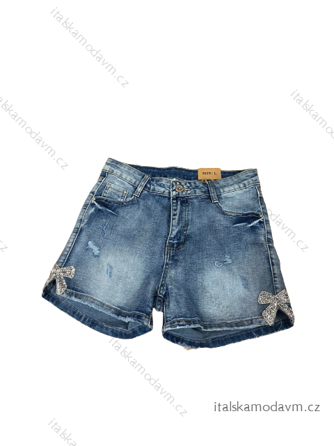KRAŤASY ŠORTKY RIFLOVÉ DÁMSKÉ (XS-XL) M.SARA ABA22L7601/DR