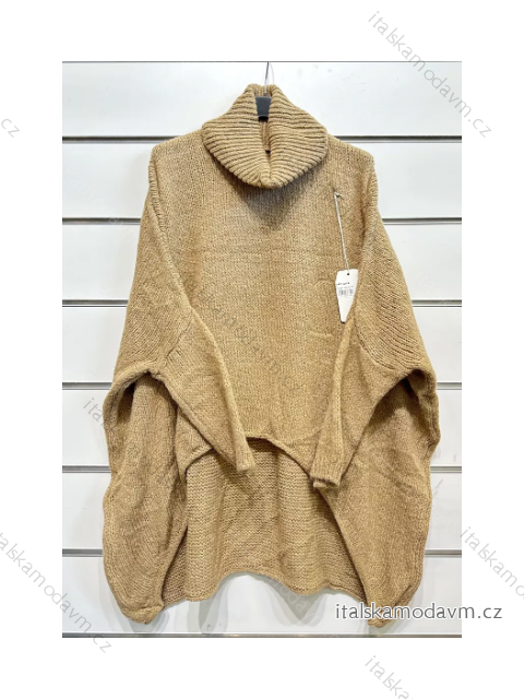 Svetr s rolákem dlouhý rukáv dámská (S/M ONE SIZE) ITALSKÁ MÓDA IMPSH223297A