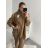 Svetr pletený oversize s rolákem dlouhý rukáv dámský (S/M/L/XL/2XL/3XL ONE SIZE) ITALSKÁ MÓDA IMWC223672/DR 2LX/3XL Černá