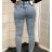 Rifle jeans dlouhé dámské push up (XS-XL) RE-DRESS MA521ps65/DR 25 modrá