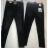 Rifle jeans douhé push up dámské nadrozměrné zateplené (29-38) M.SARA MA120MF8500/DR 34 černá