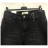 Rifle jeans douhé push up dámské nadrozměrné zateplené (29-38) M.SARA MA120MF8500/DR 34 černá