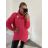 Svetr pletený prodloužený s rolákem dlouhý rukáv dámský (L/XL ONE SIZE) ITALSKÁ MÓDA IM4221286/DR L / XL <p>Neónovo ružová</p>