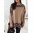 Svetr oversize dlouhý rukáv dámský (S/M ONE SIZE) ITALSKÁ MÓDA IMWGB223924
