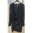 Šaty elegantný dlhý rukáv dámske (S/M ONE SIZE) TALIANSKA MÓDA IMPLI2235194