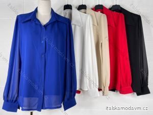 Košile dlouhý rukáv dámské (S/M ONE SIZE) ITALSKÁ MÓDA IMPBB22S3768