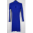 Šaty úpletové elegantní dlouhý rukáv dámské (S/M ONE SIZE) ITALSKÁ MÓDA IMPBB22Y23009